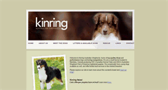 Desktop Screenshot of kinringaussies.com